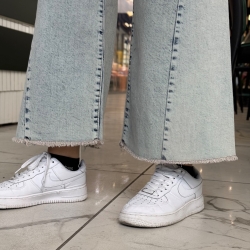 شلوار جین شافل قد90 فشن