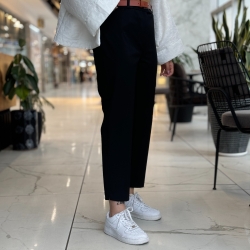 شلوار پارچه ای گاباردین اورجینال راسته کلاسیک بغل چاک قد 90