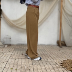 شلوار پارچه ای پورش واید پیله دار قد 110