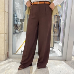 شلوار واید مرویجت پیله دار قد 110 رنگ کرم.قهوه ای . سورمه ای