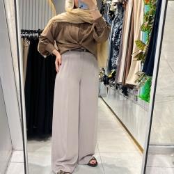 شلوار پارچه ای واید پیله دار مروجیت 