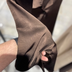 شومیز طرحدار قد پشت 65 جلو 60 فری سایز