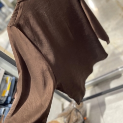 شومیز طرحدار قد پشت 65 جلو 60 فری سایز