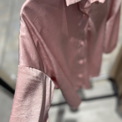 شومیز طرحدار قد پشت 65 جلو 60 فری سایز