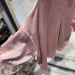 شومیز طرحدار قد پشت 65 جلو 60 فری سایز