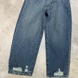 شلوار جین واید راسته قد 90