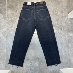 شلوارجین استرایت فیت قد90 دمپا زاپ