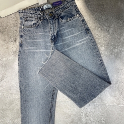 شلوار جین استرایت فیت قد90 دمپا کات