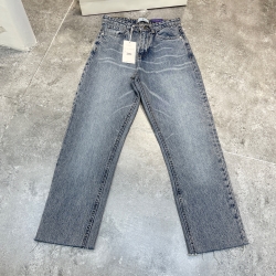 شلوار جین استرایت فیت قد90 دمپا کات