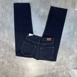 شلوار جین واید سورمه ای قد90 دمپا کات