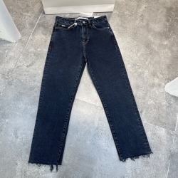 شلوارجین استرایت فیت کم کش دمپا کات قد90