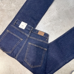 شلوارجین فلر قد 90 دمپا کات سورمه ای