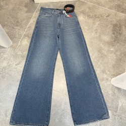 شلوارجین فلربگی قد112 پارچه ریزشی جک بات