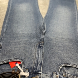 شلوارجین فلربگی قد112 پارچه ریزشی جک بات