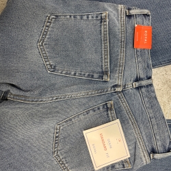 شلوارجین فلربگی قد112 پارچه ریزشی جک بات