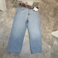 شلوار جین راسته نرمال قد88 پارچه ریزشی جک پات