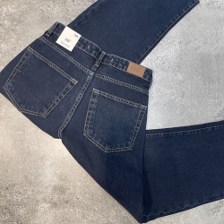 شلوارجین قد90 راسته نرمال سورمه ای بلک