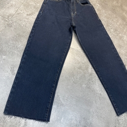 شلوارجین قد90 راسته نرمال سورمه ای بلک