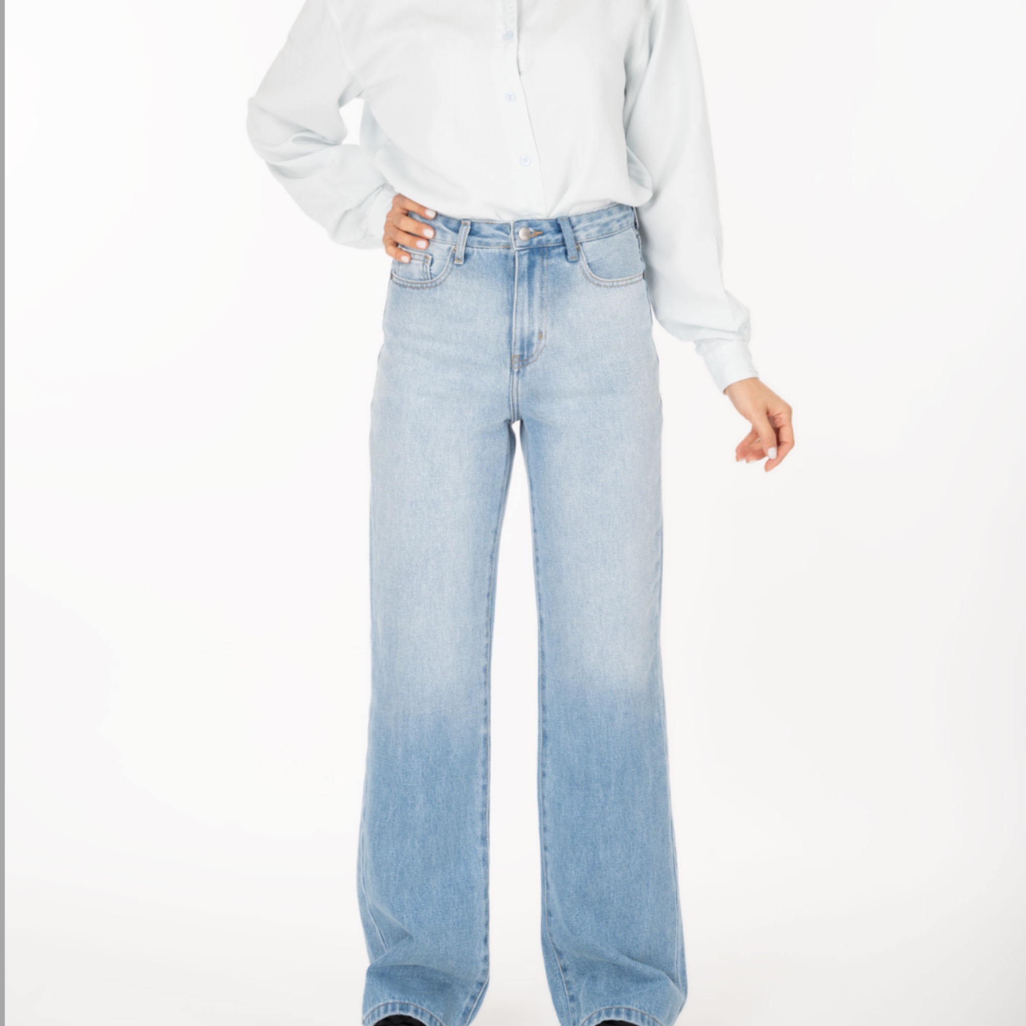 شلوارجین راسته لاین قد110