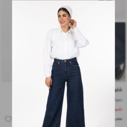 شلوار جین فلر (وایدلگ) پارچه لخت جک پات قد‌112