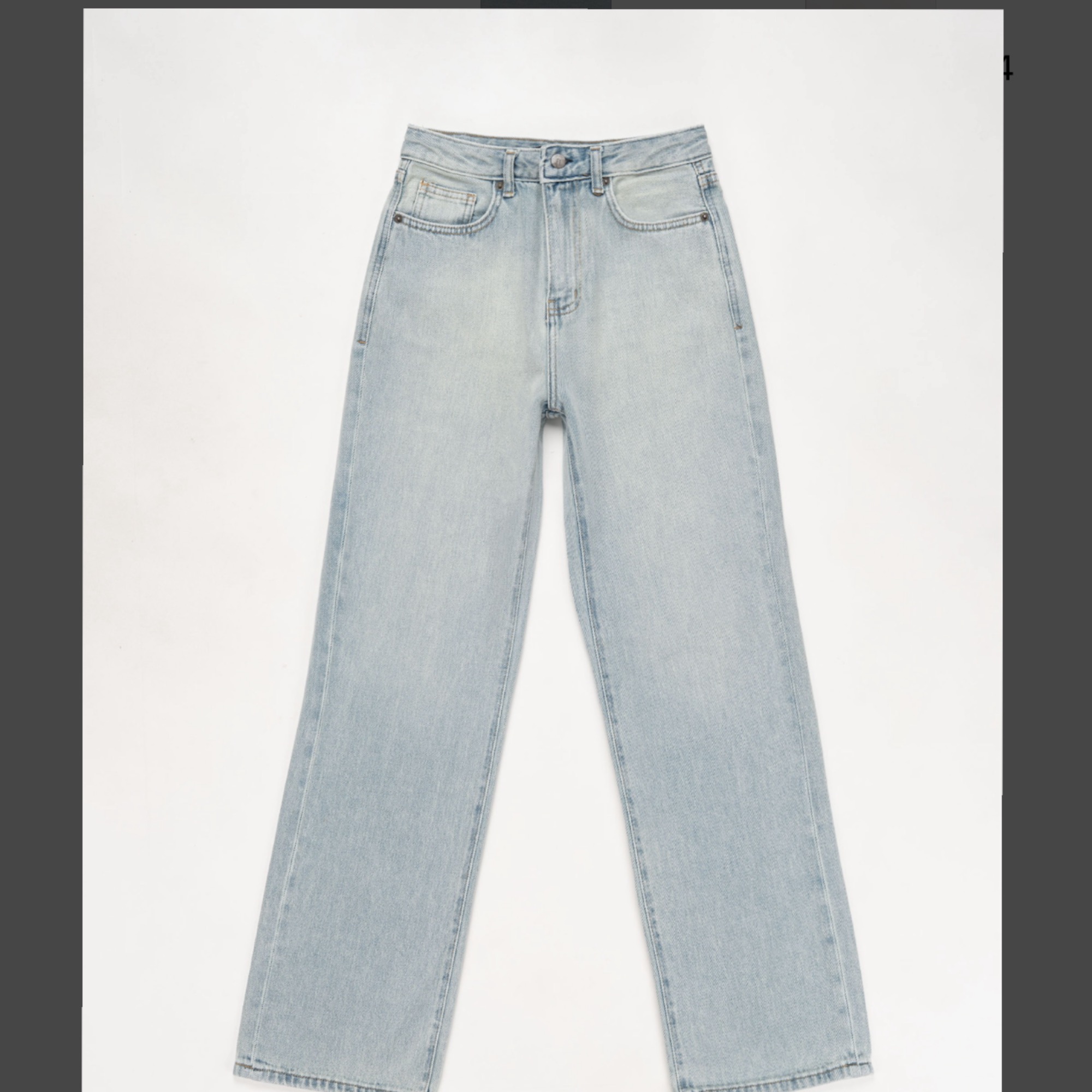 شلوارجین راسته پارچه جک پات قد 110