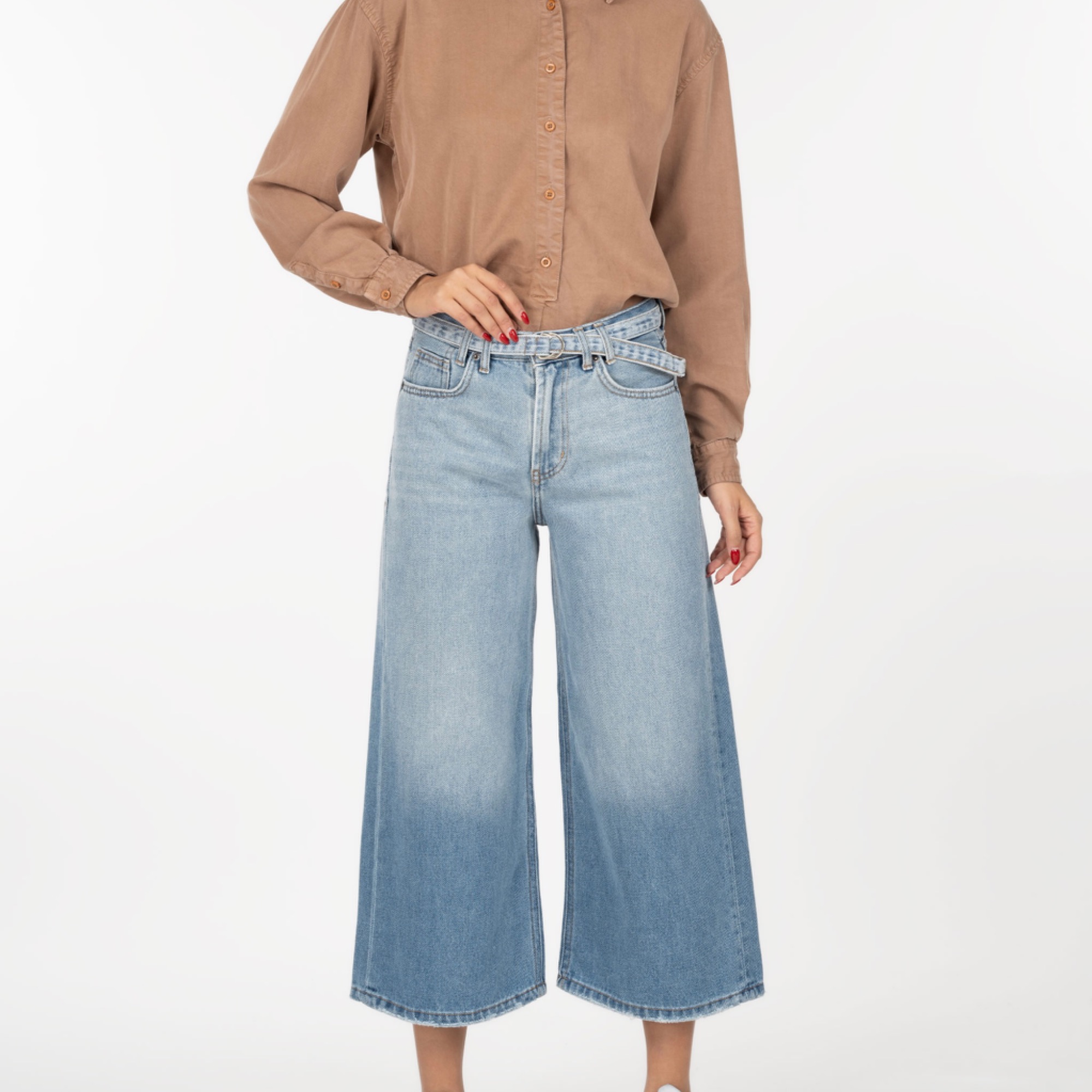 شلوار جین مایرا قد 85 پارچه ریزشی جک پات